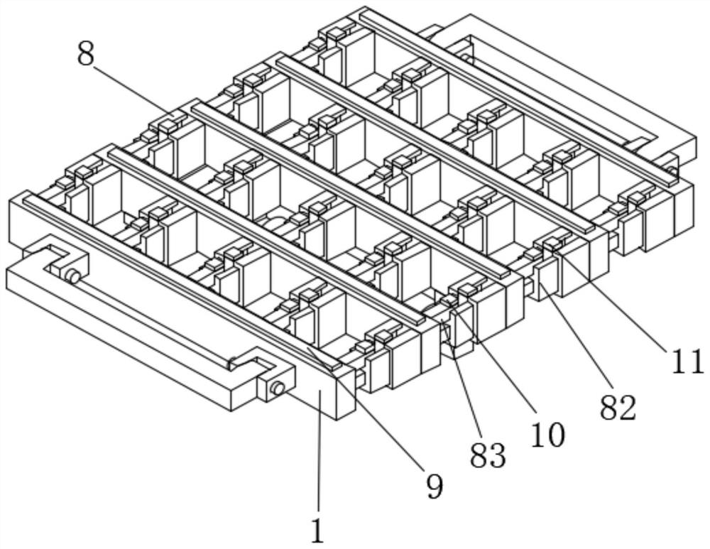 On-site detection positioning tool in engineering detection test