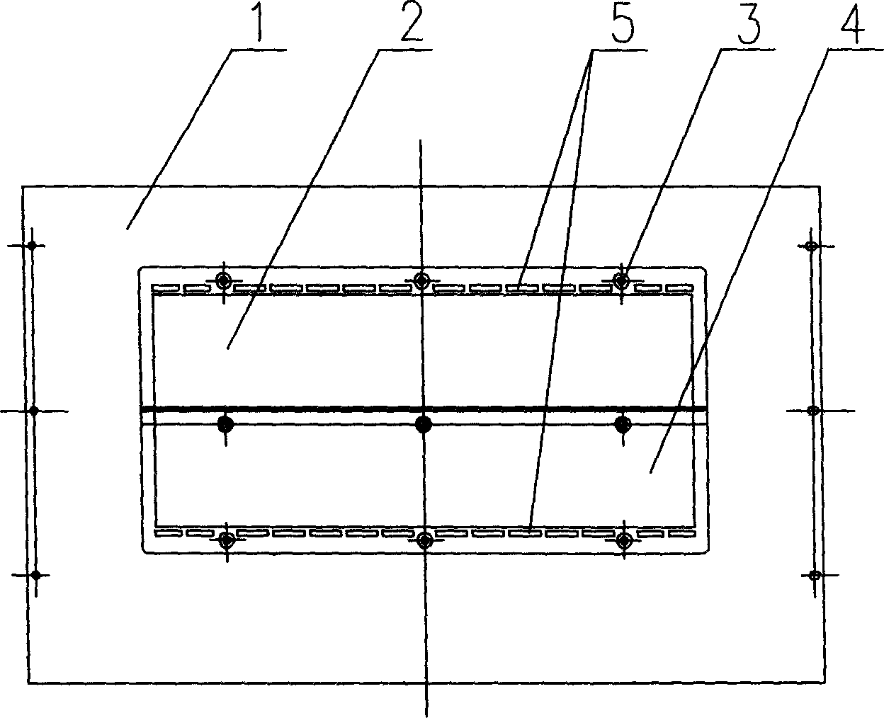 Decompression anti-explosion device for switch cabinet