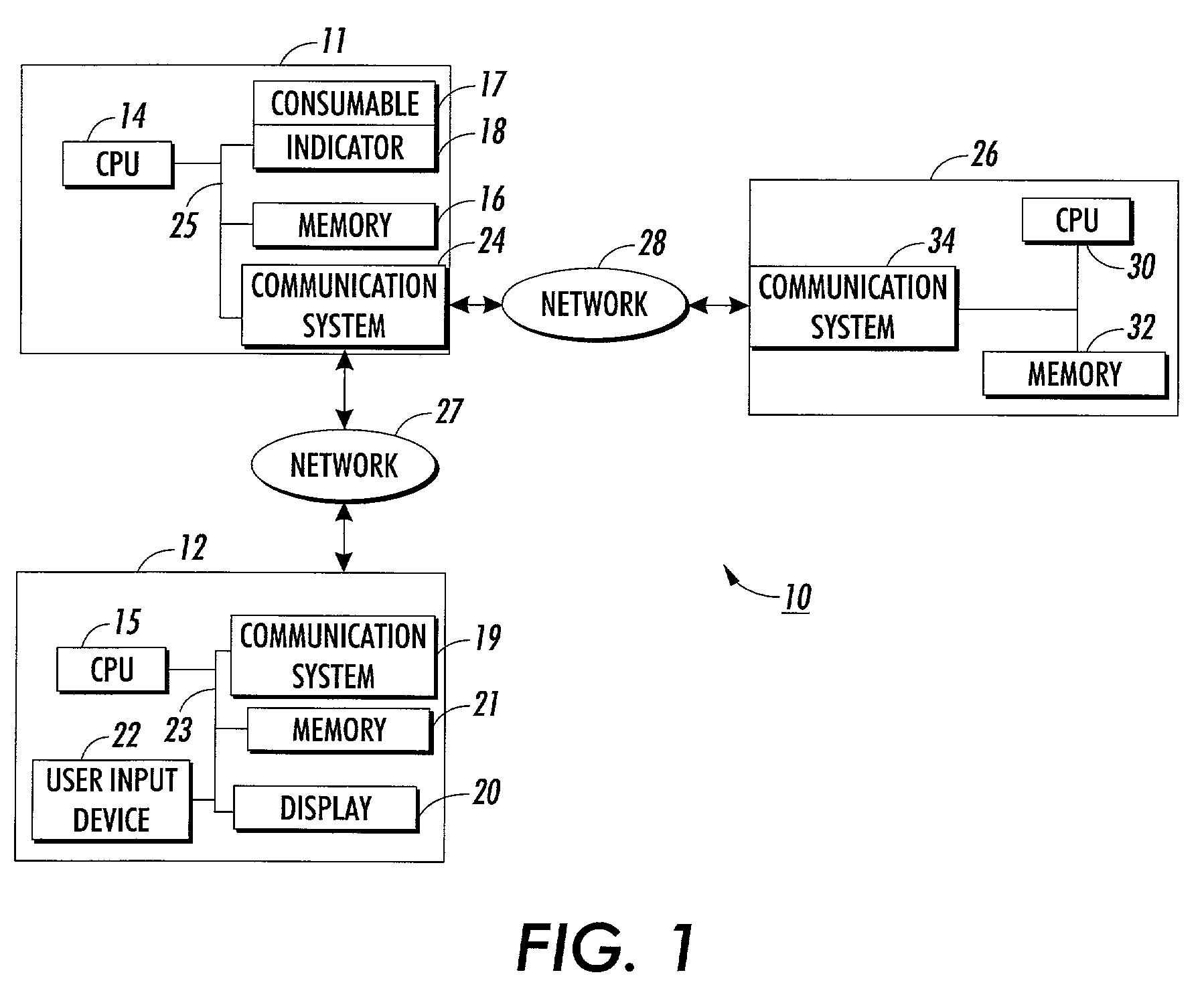 Method and system for ordering a consumable for a device