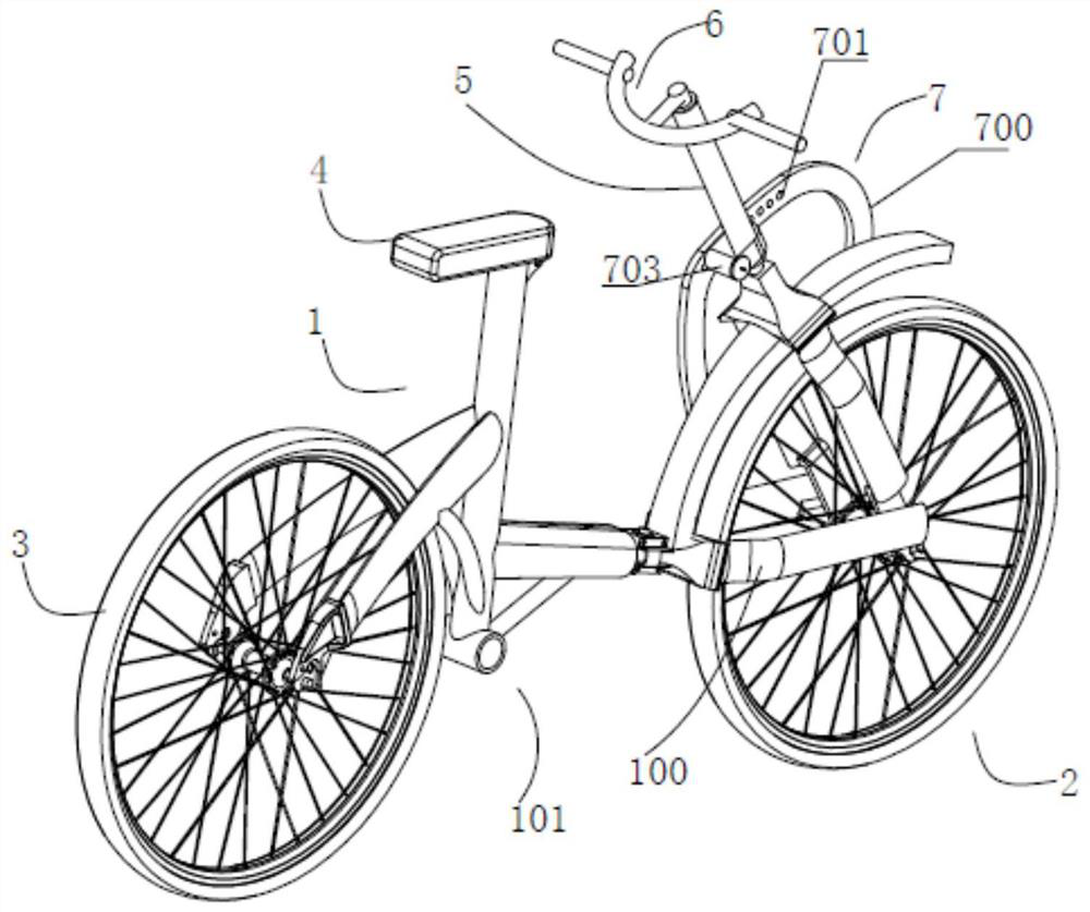 Bicycle with easy adjustment of riding posture and driving direction