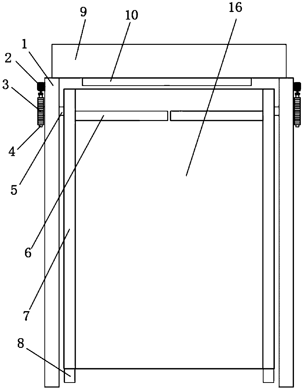 Intelligent sunshade power generating device for passive house