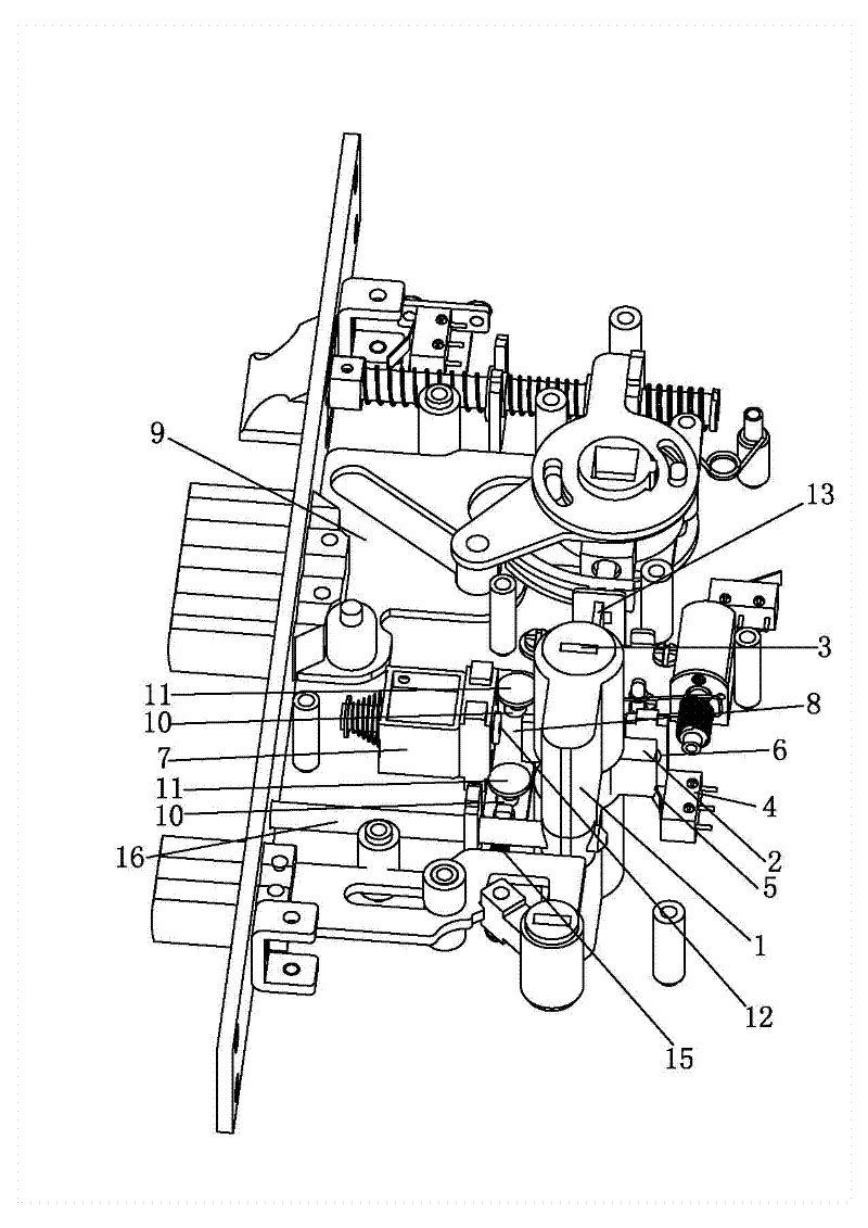 Electromechanical transformation control device of anti-theft lock