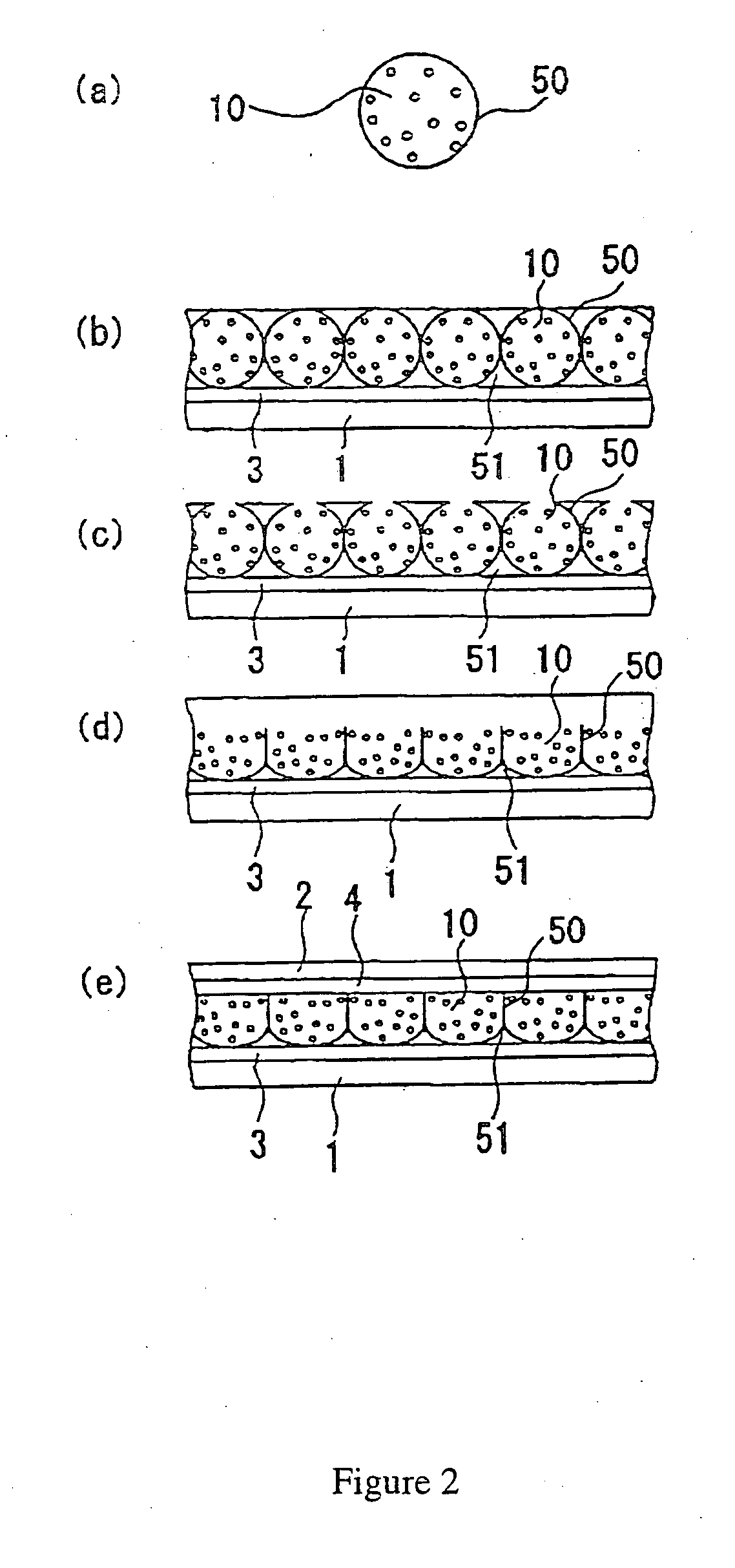 Electrophoretic device having an opening