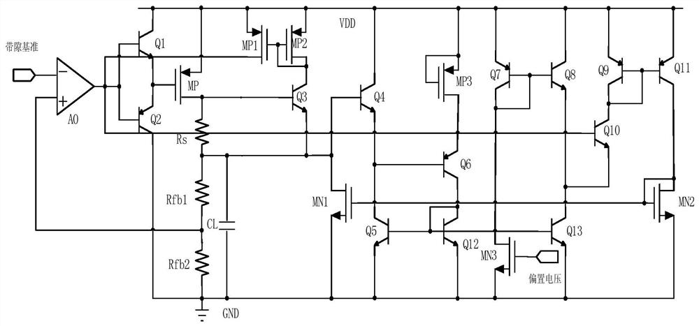 Leakage current compensation circuit and method applied to low-power-consumption LDO