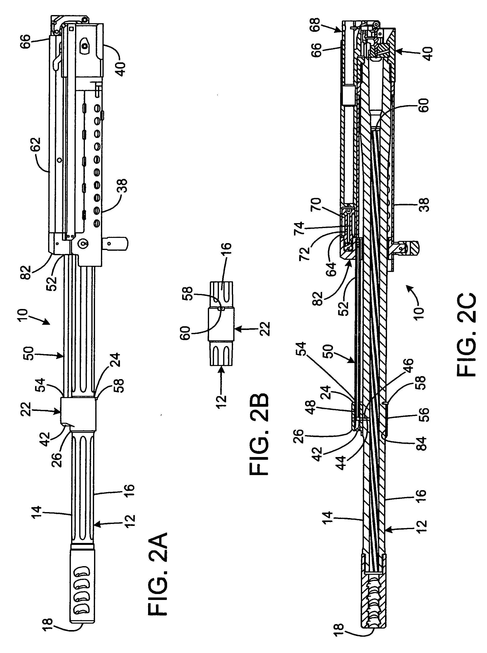 Gas operating system for a firearm