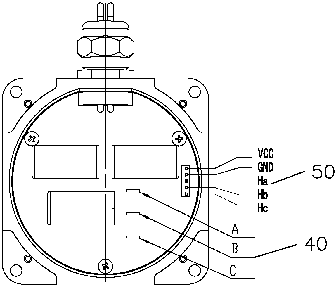 Brushless direct-current motor of water pump