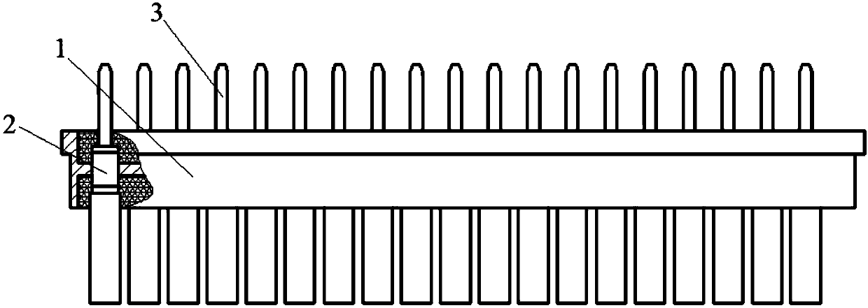 Ceramic feed-through filter integrated block, filtering electric connector and preparation method thereof