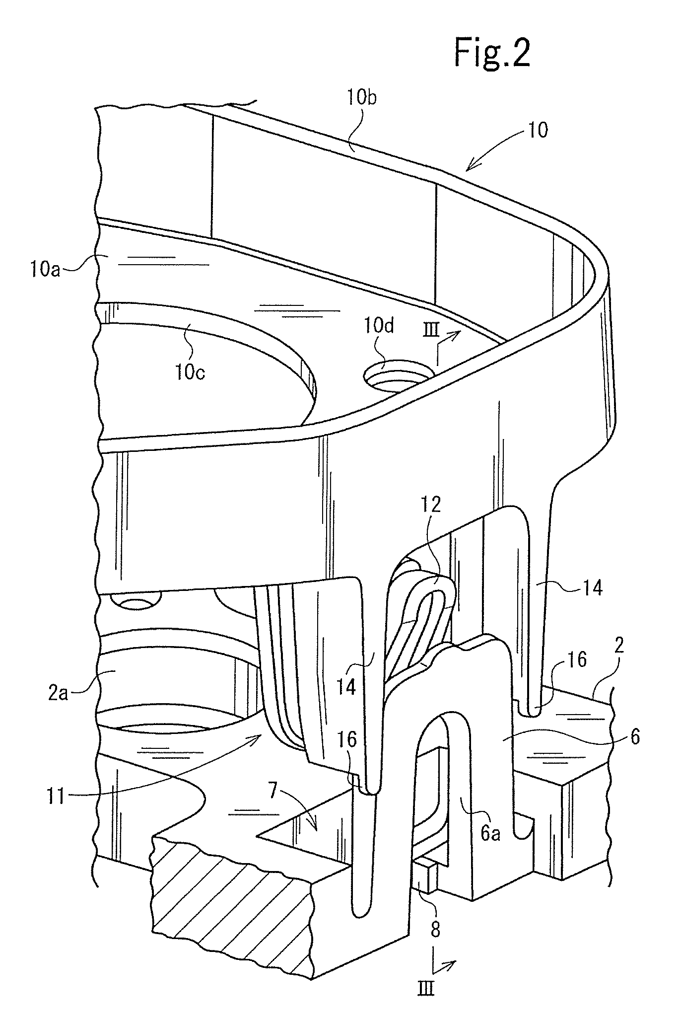 Driver-airbag-apparatus-attaching structure and steering wheel