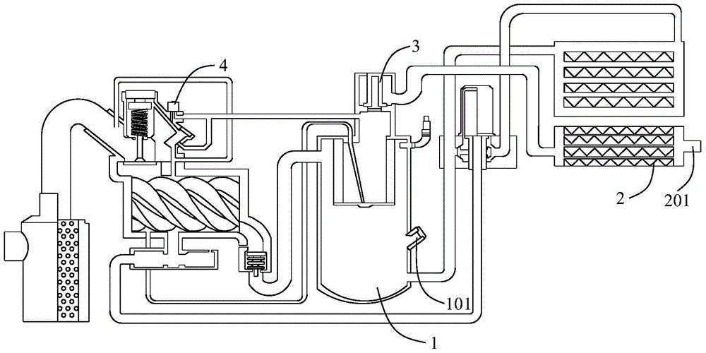 Air compressor leak detection system and method