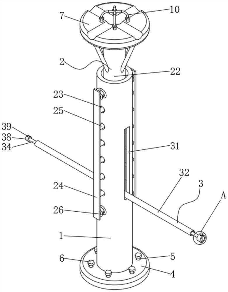 Novel civil construction supporting structure