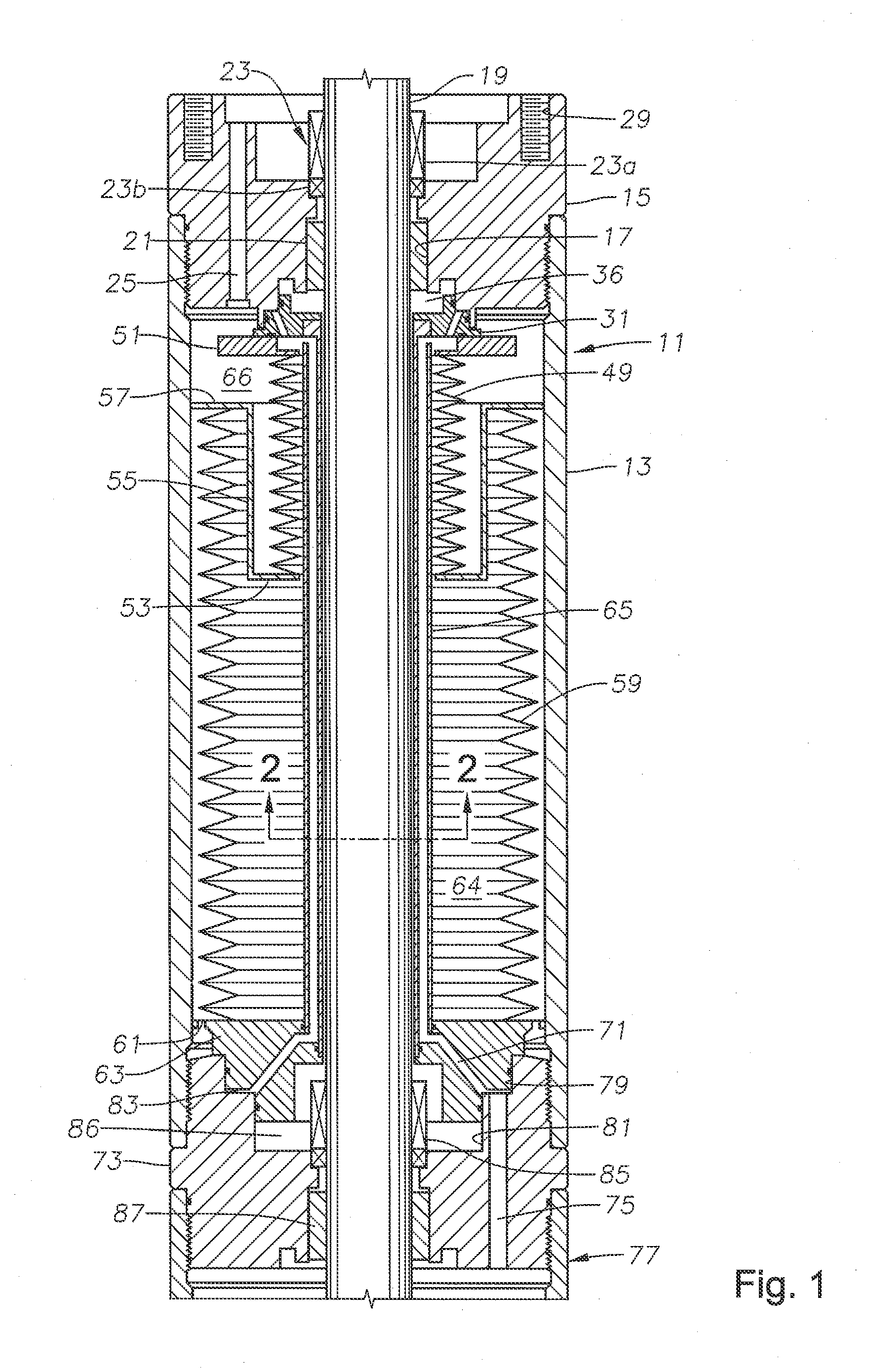 Well Pump with Seal Section Having a Labyrinth Flow Path in a Metal Bellows