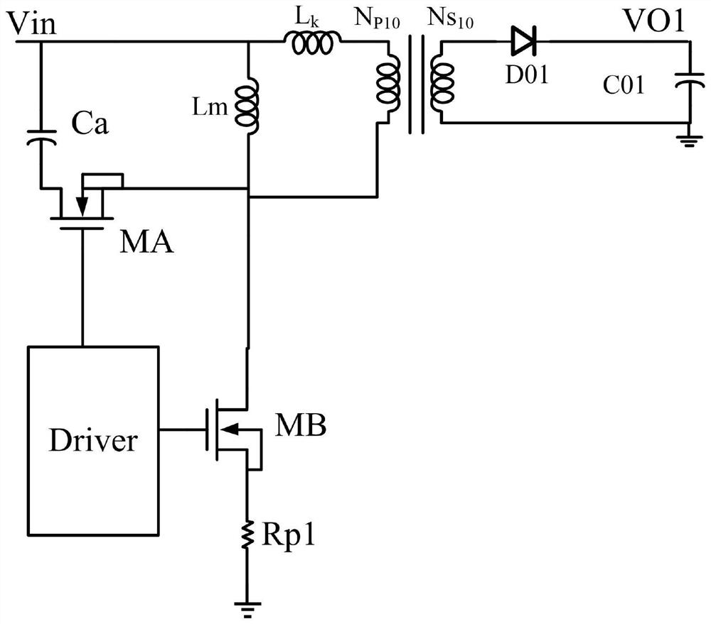 Synchronous rectification method and circuit capable of reducing stress of primary power device at conduction moment