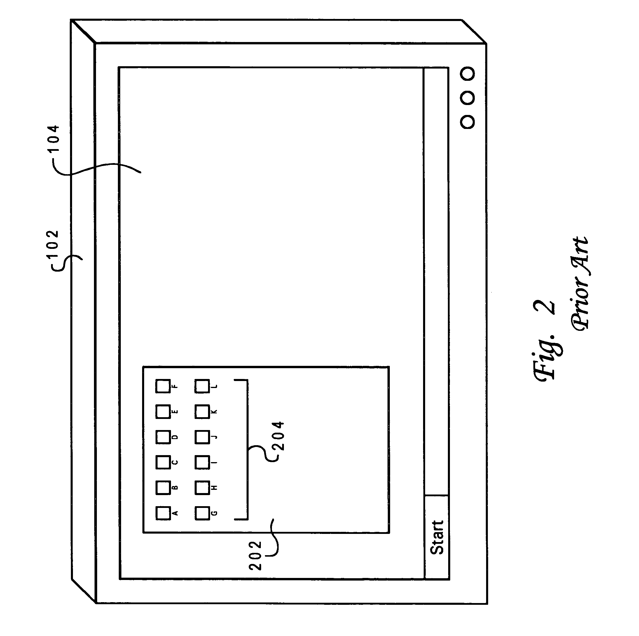 Automatically scaling icons to fit a display area within a data processing system