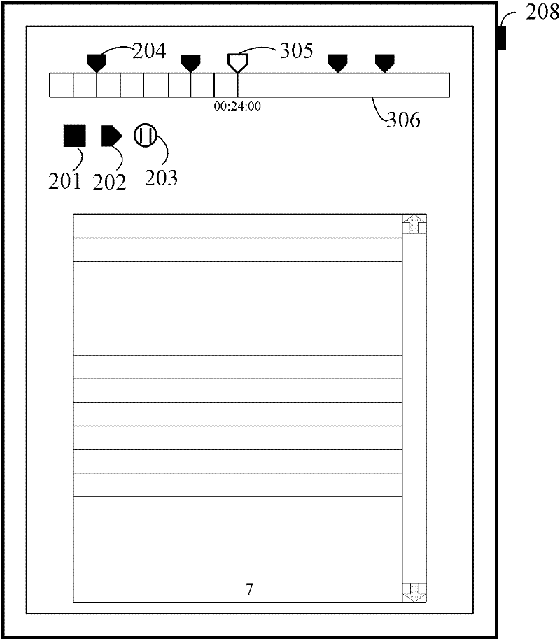 Electronic device and marking method thereof