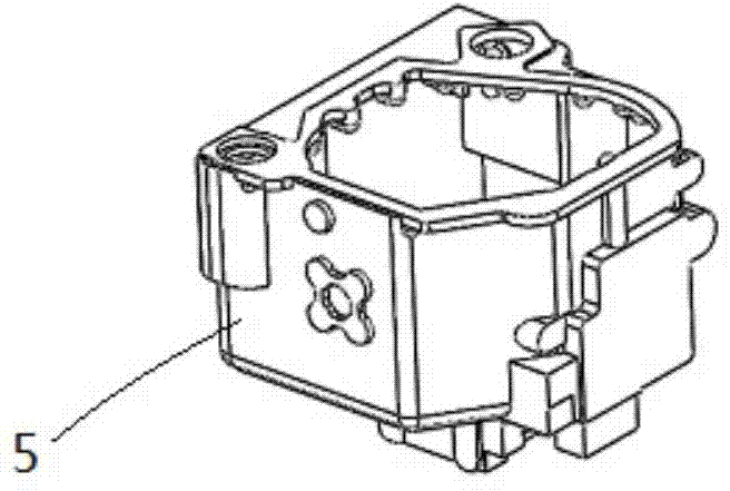 A lost foam pouring system for a gearbox case