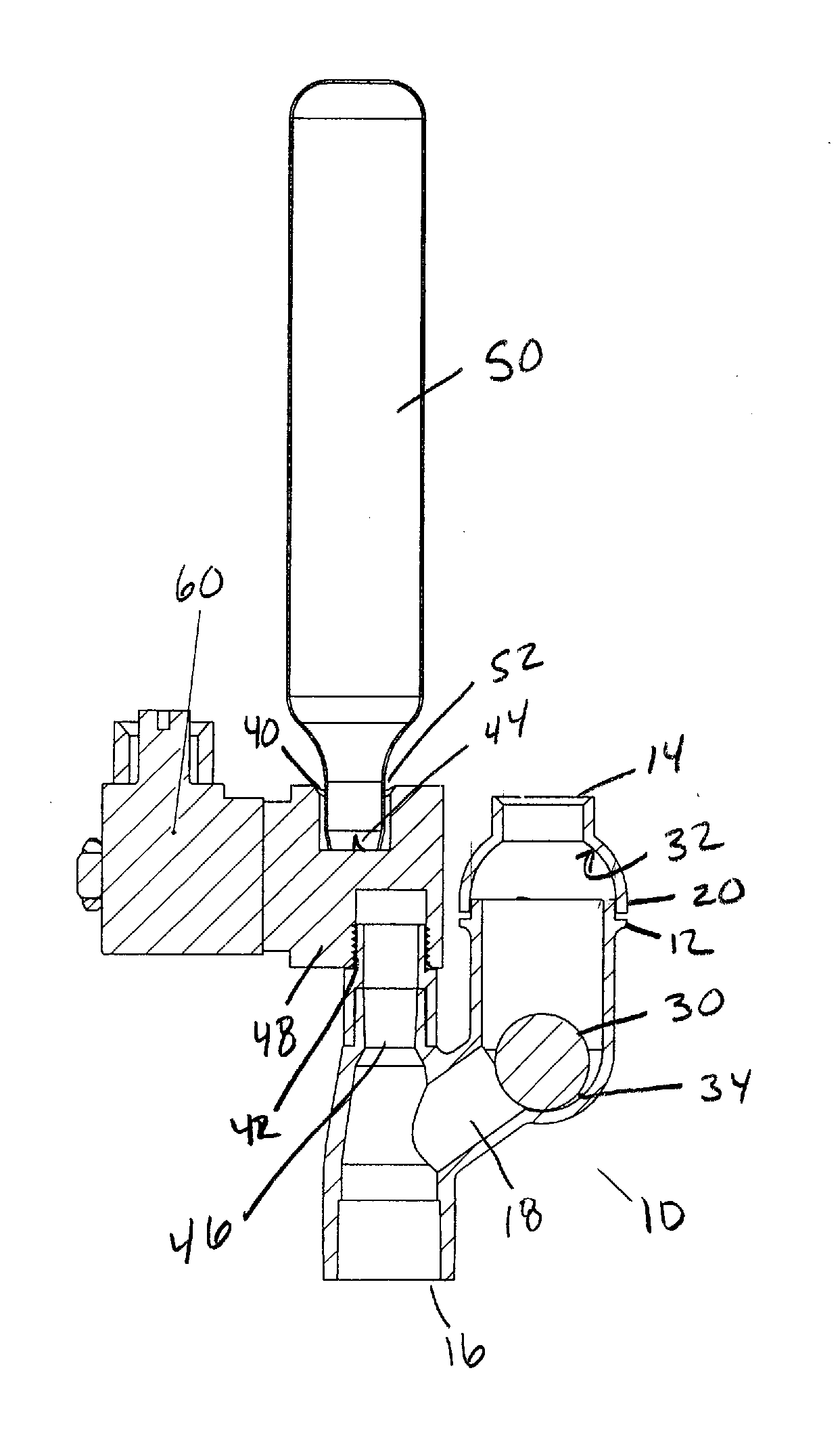 Automatic purging device for ac condensation drain lines