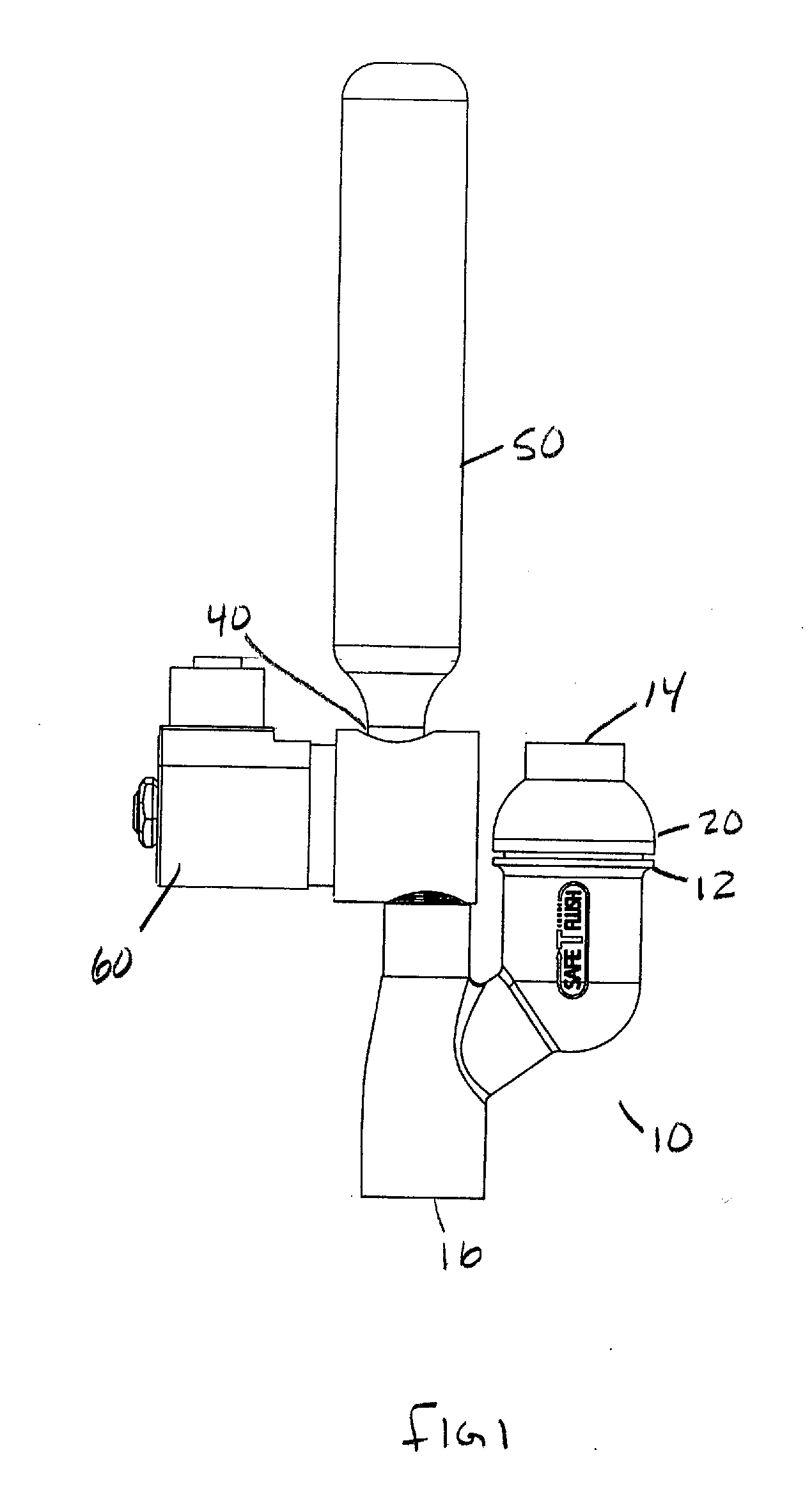 Automatic purging device for ac condensation drain lines