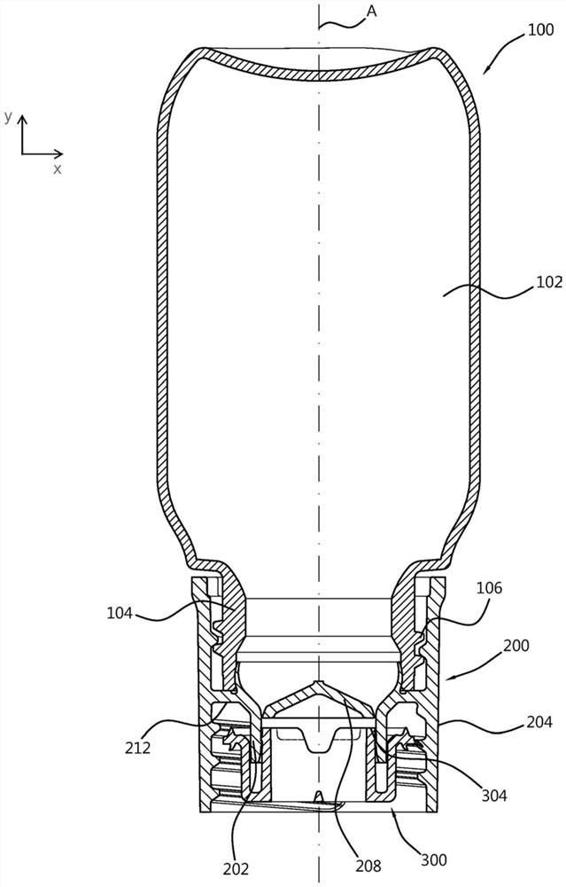 Cap system for a concentrated refill capsule