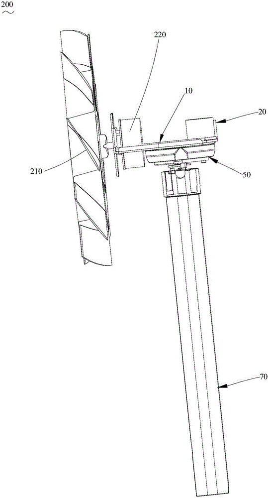 Head shaking mechanism of household appliance and household appliance