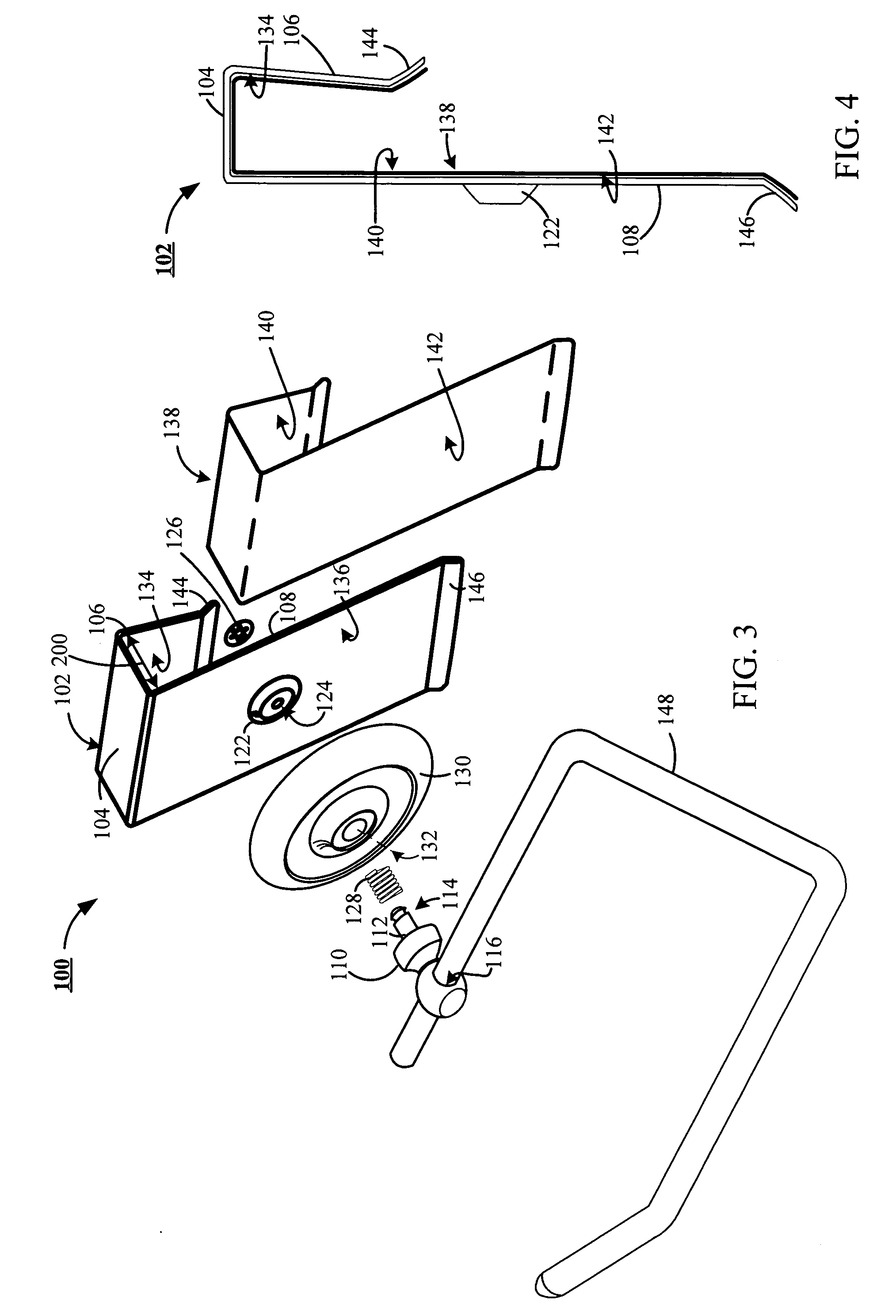 Portable article support apparatus
