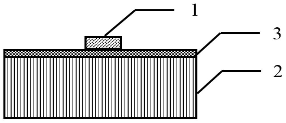 Method applied to photoetching process of small-size sample