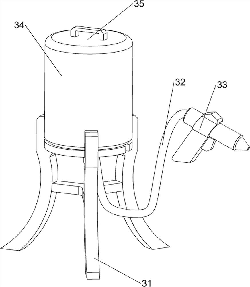 New energy automobile part spraying equipment