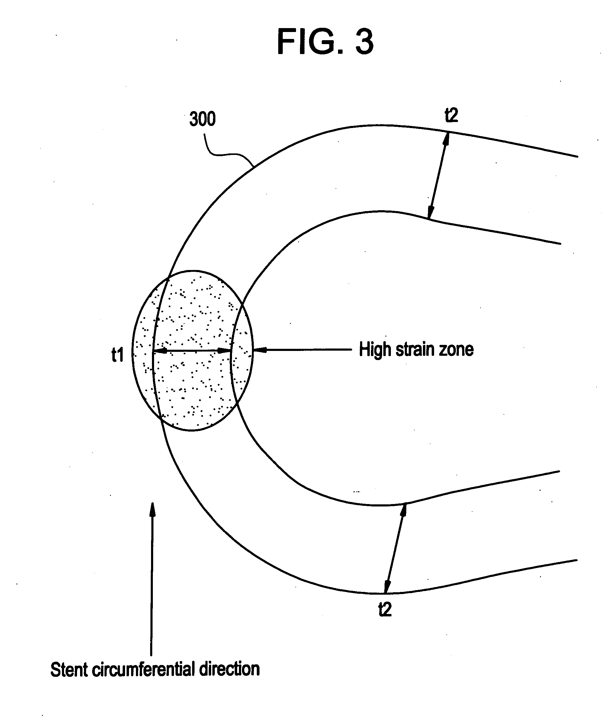 Polymeric stent having modified molecular structures