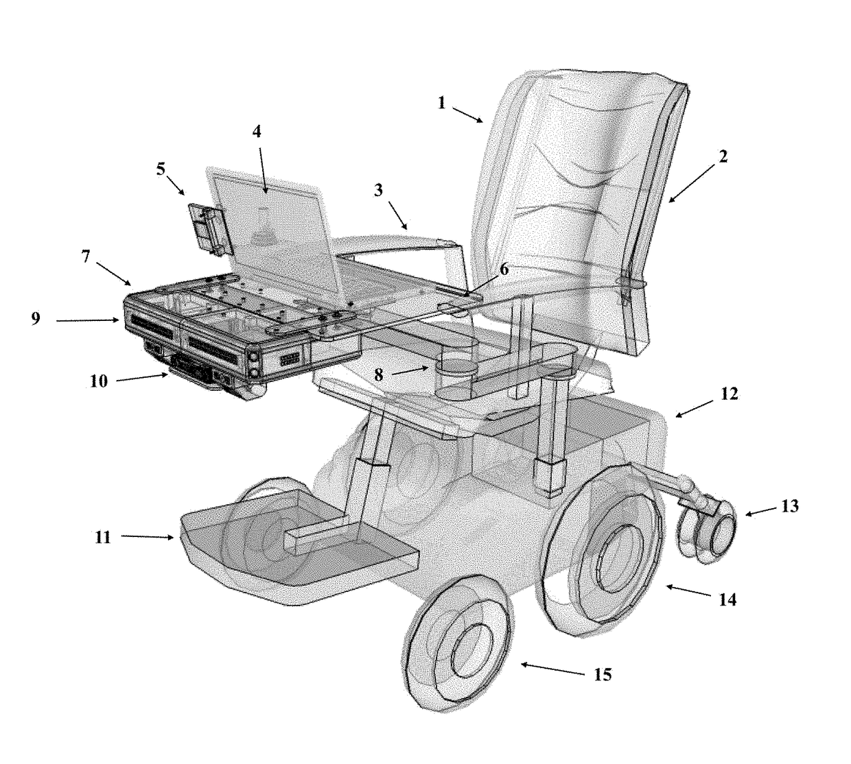 Intelligent power wheelchair and related methods