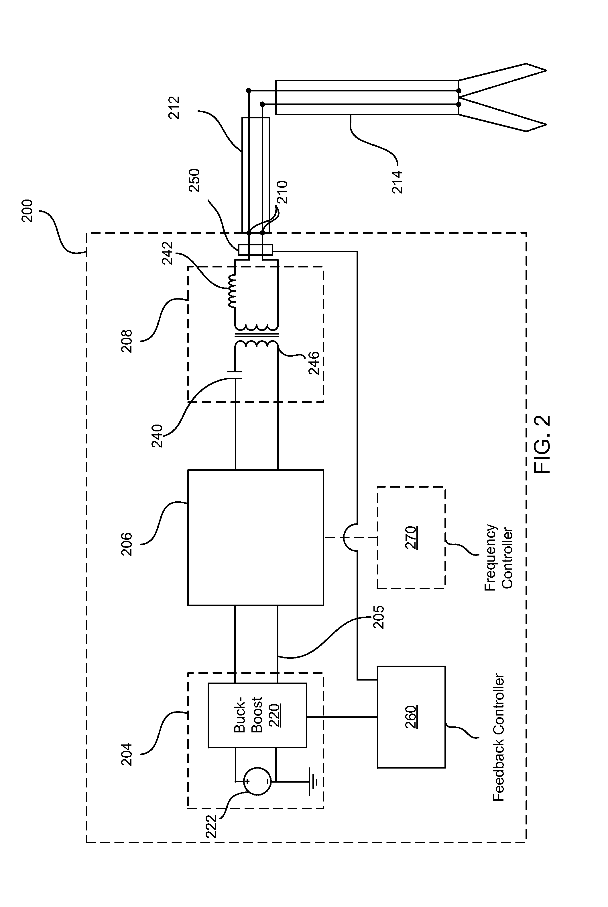 RF generator system for surgical vessel sealing