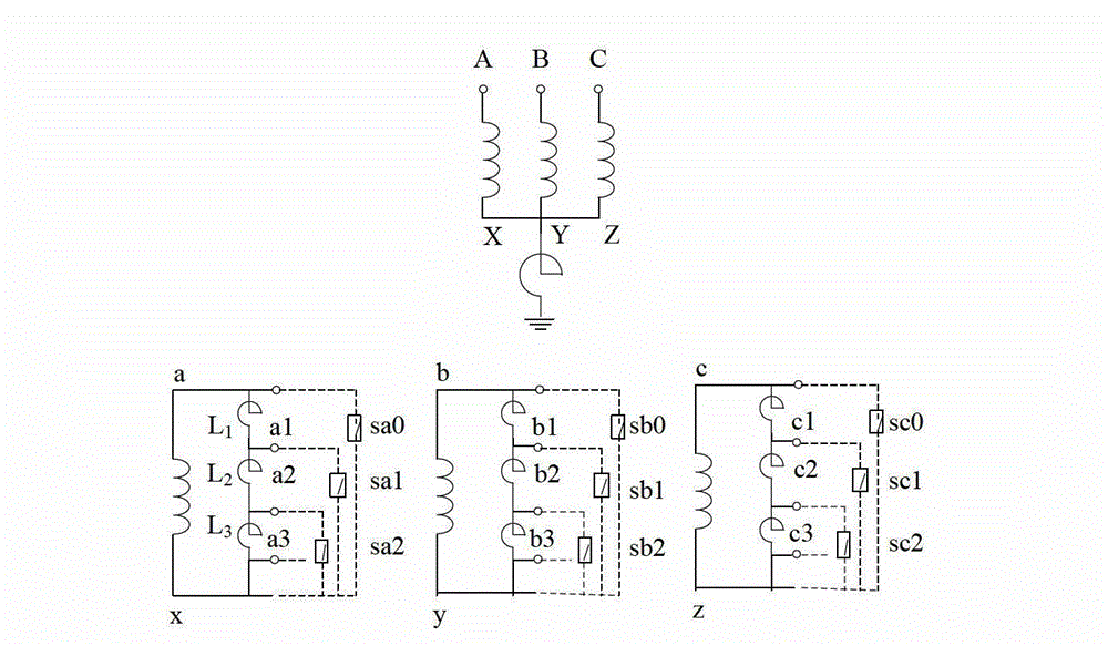 System and method for reducing overvoltage of load shedding power frequency in adjacent circuits by controllable high-voltage parallel reactor