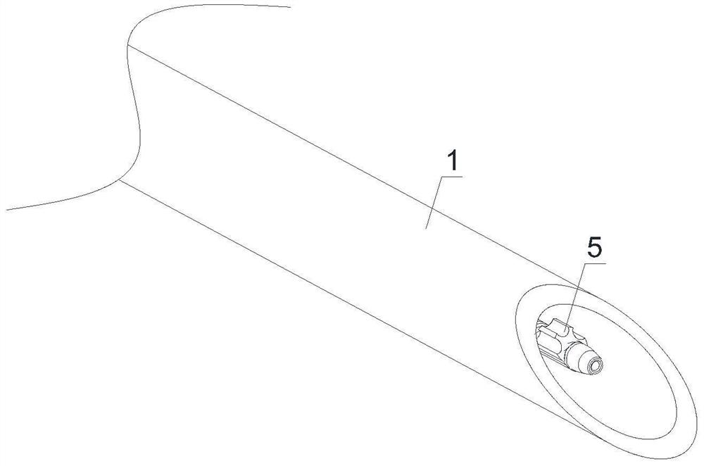 Rail type mechanical thrombus aspiration catheter