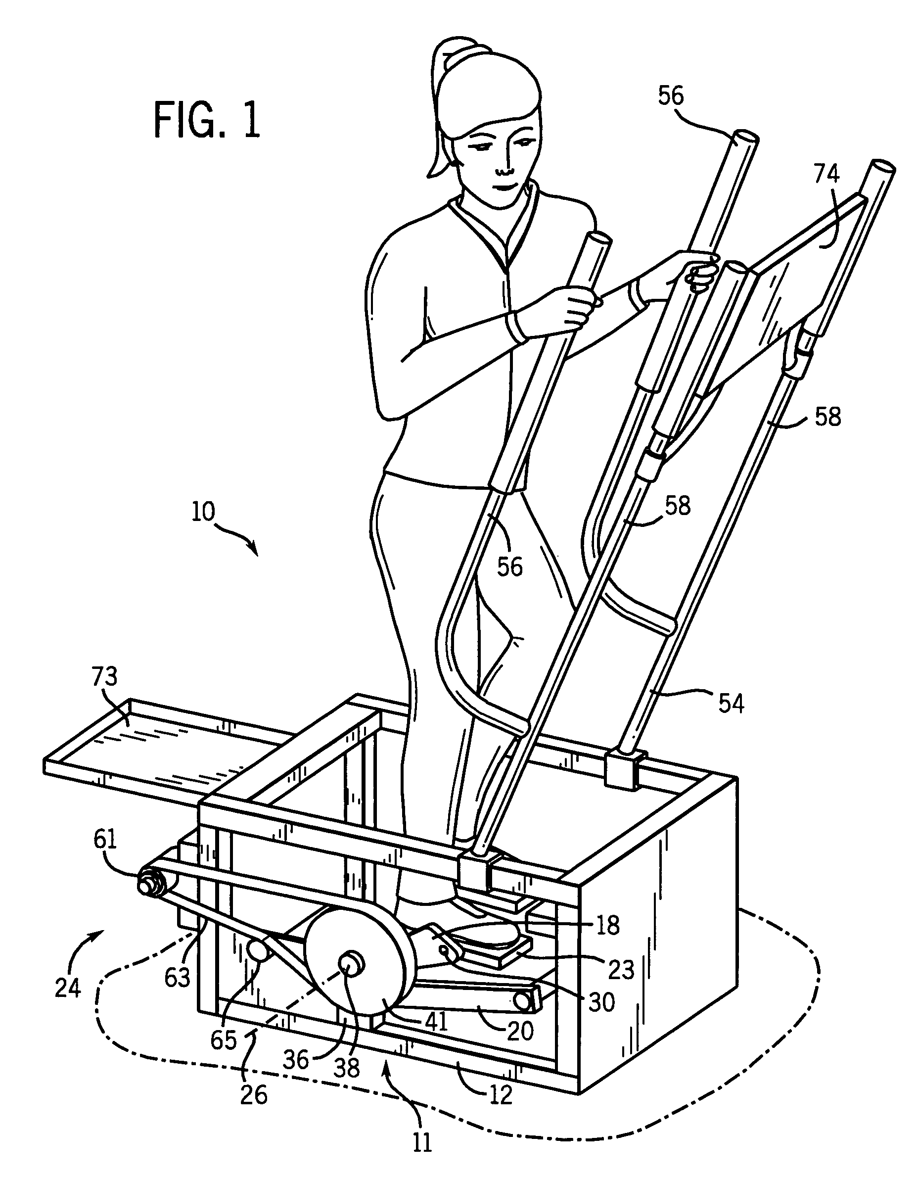 Cross training exercise device