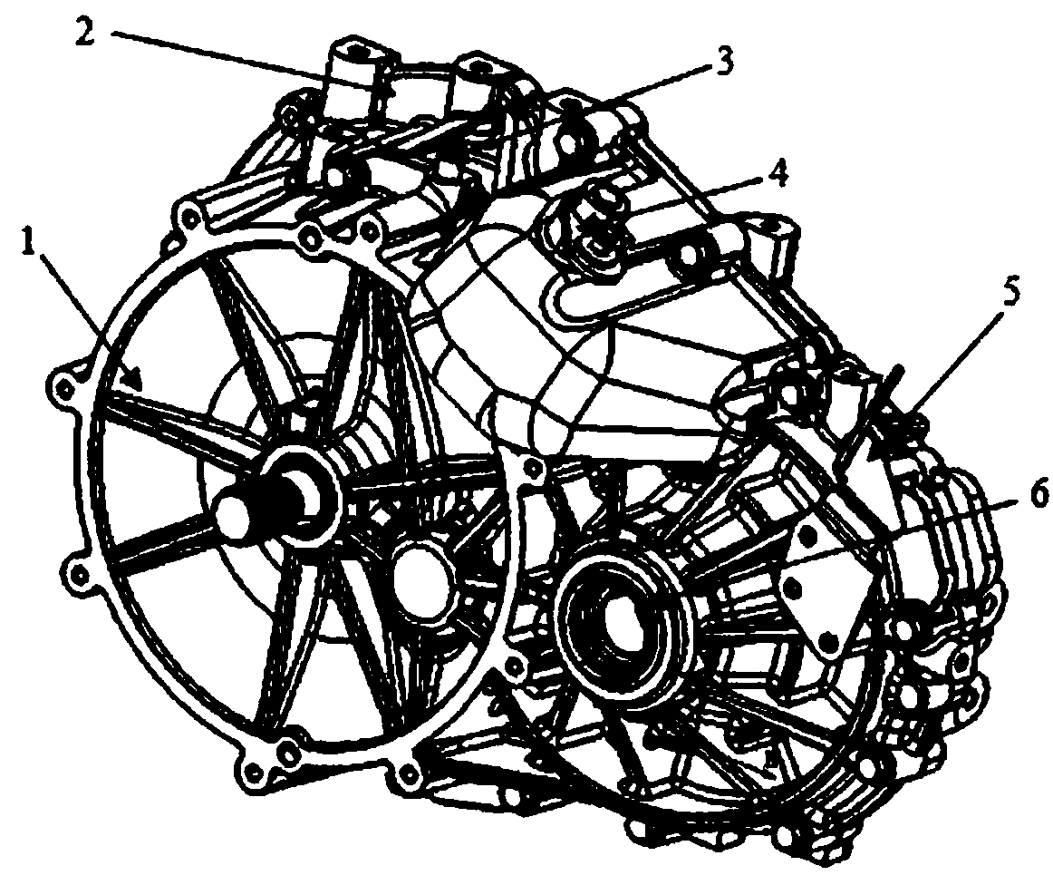 Electric driving transmission system for electric vehicle
