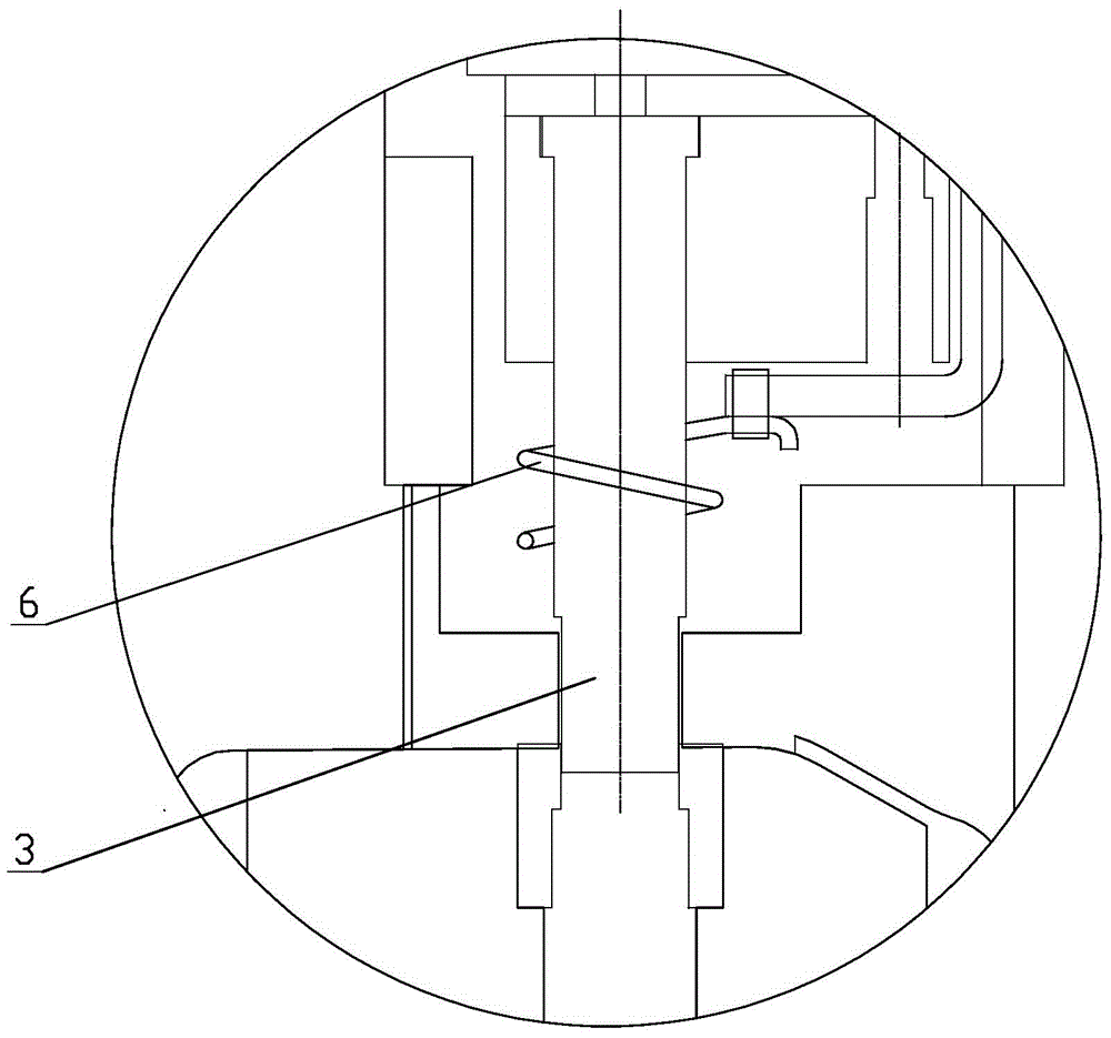 Die structure for reducing punch wear of hot-formed steel plate