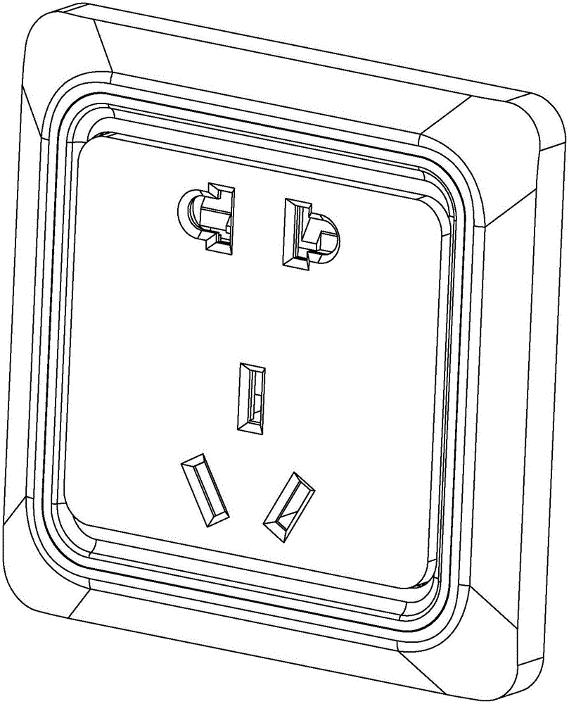 Built-in safety socket