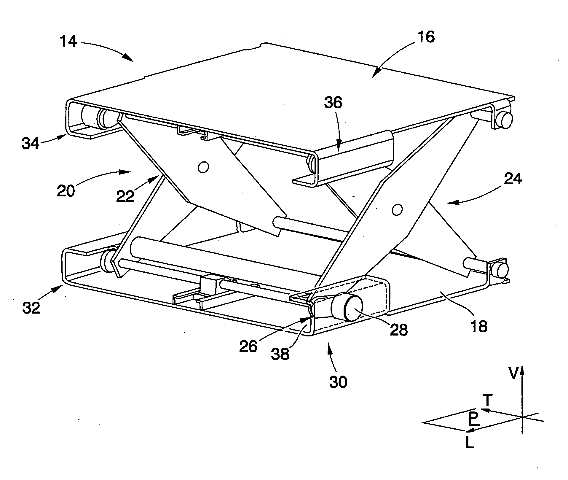 Seat suspension arrangement and method for prestressing a guide assembly