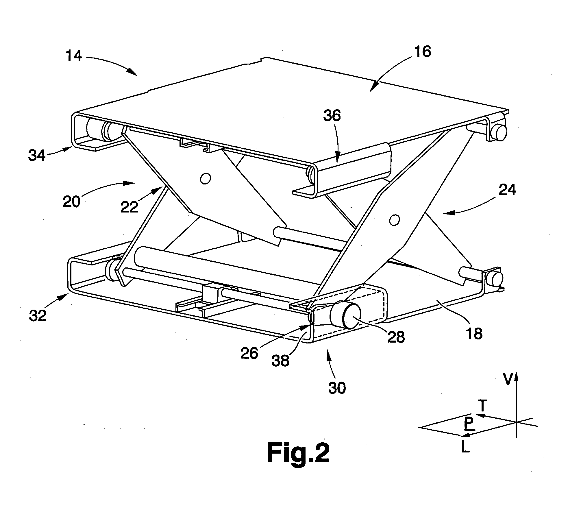 Seat suspension arrangement and method for prestressing a guide assembly
