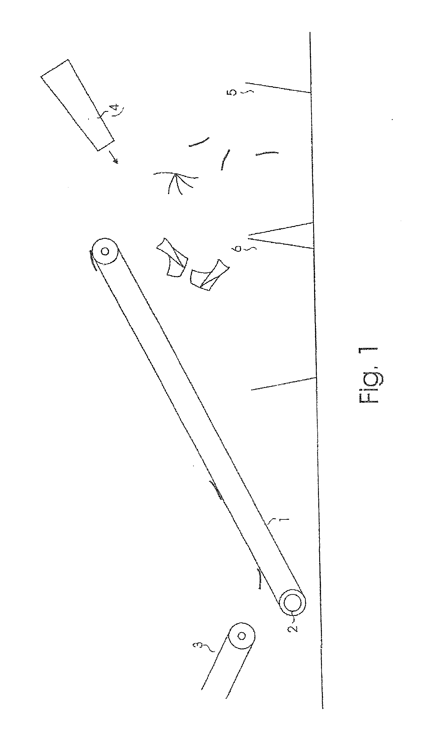 Structure and working method for the sorting of waste products
