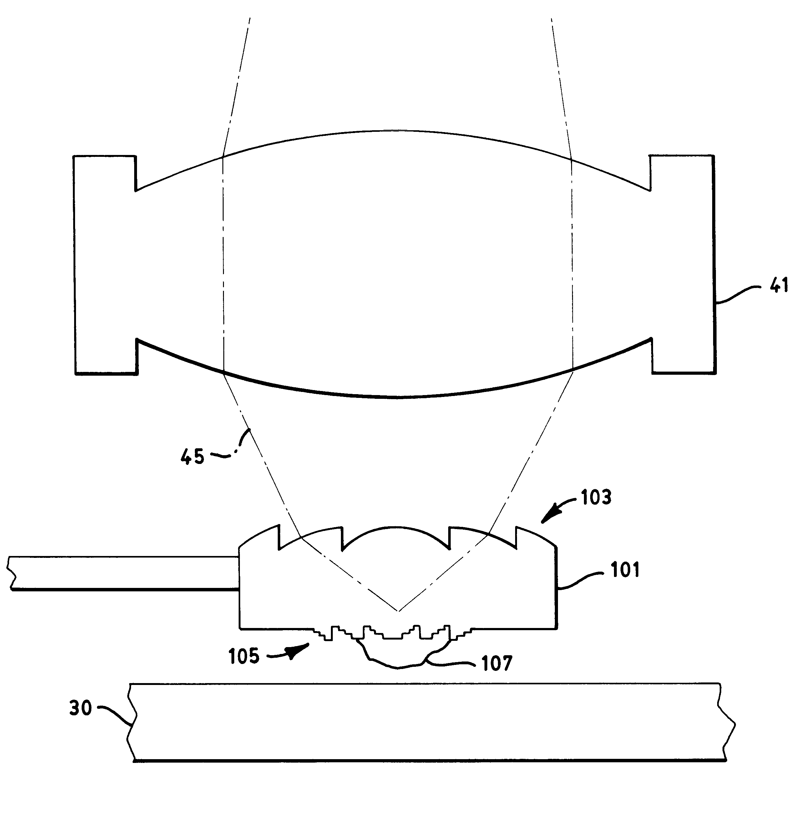 Data storage system and methods using diffractive near-field optics