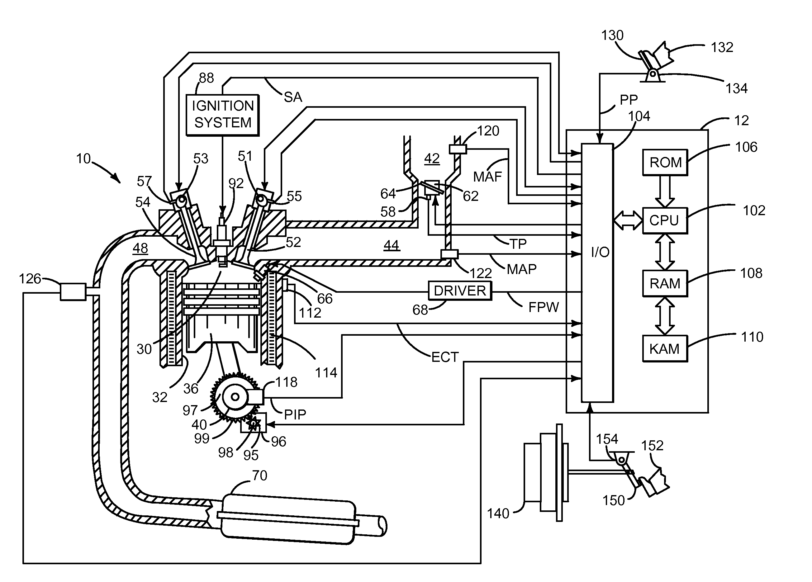 Method and system for stopping an engine