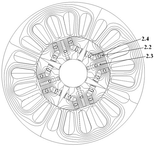 A hybrid magnetic circuit memory motor