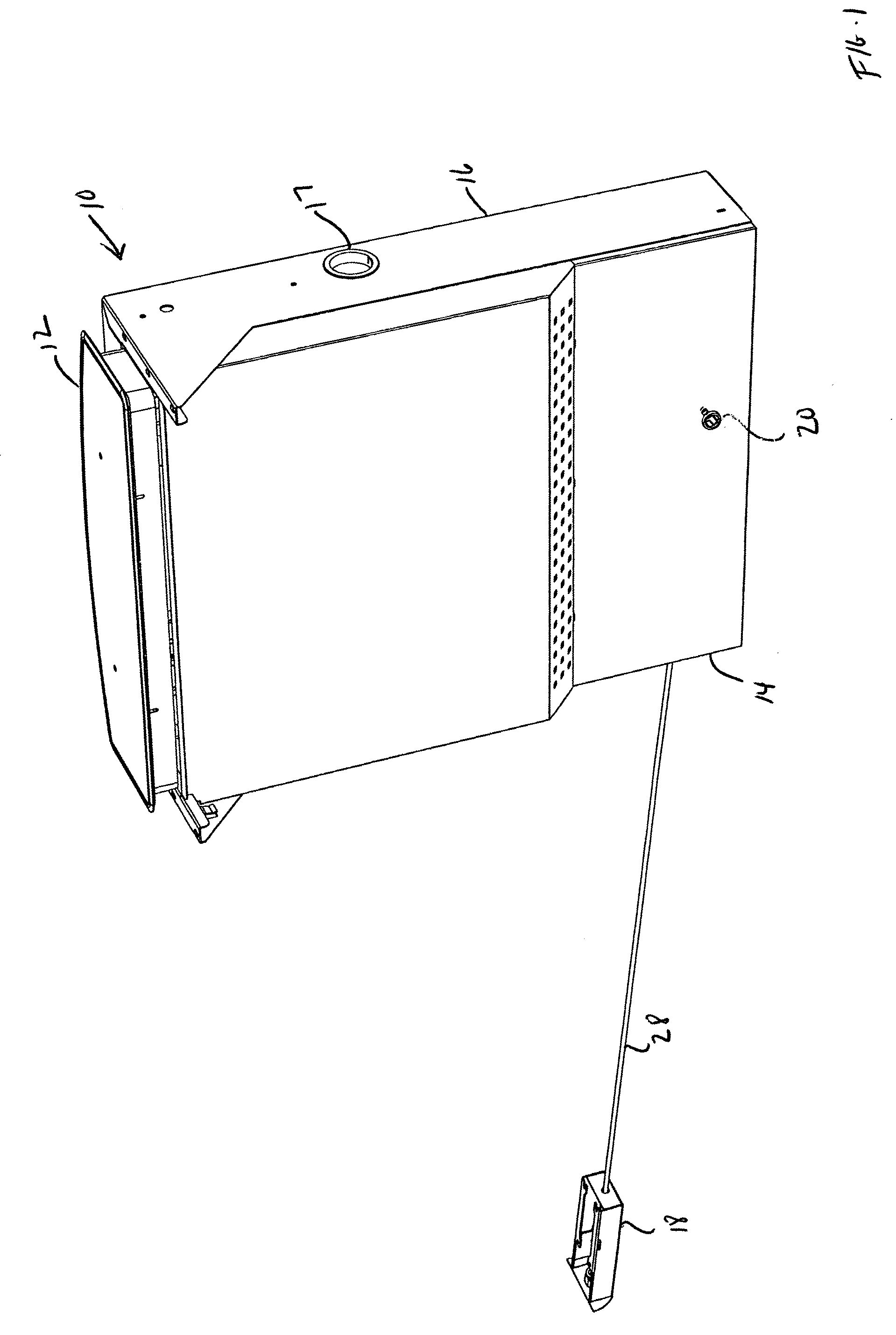 Computer monitor lift and storage mechanism