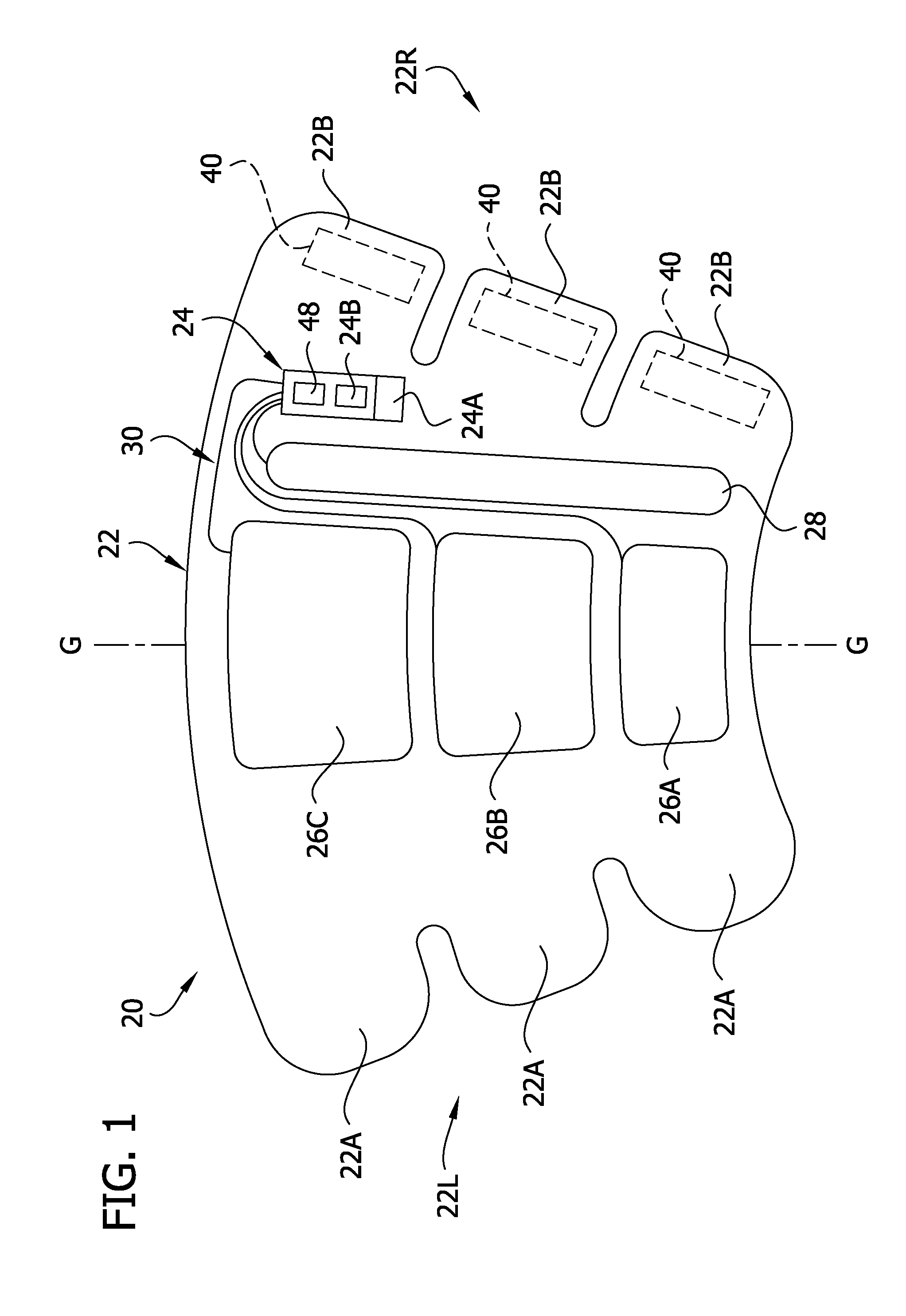 Compression garment apparatus having support bladder