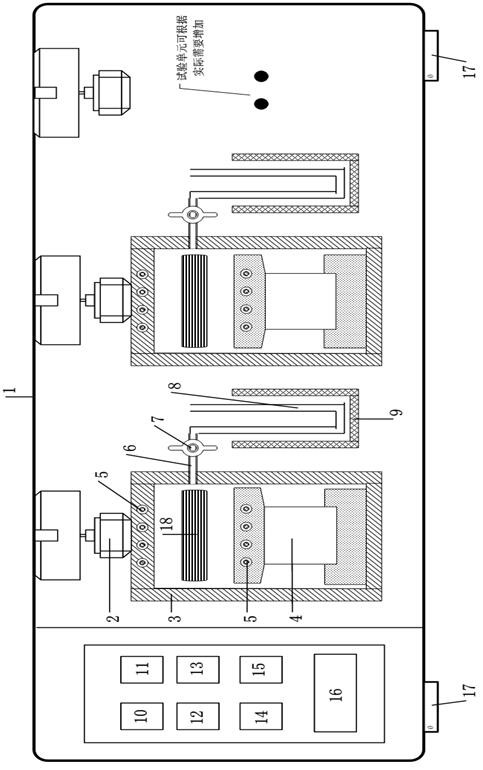 A device and method for quickly formulating process parameters of resin-based composite materials