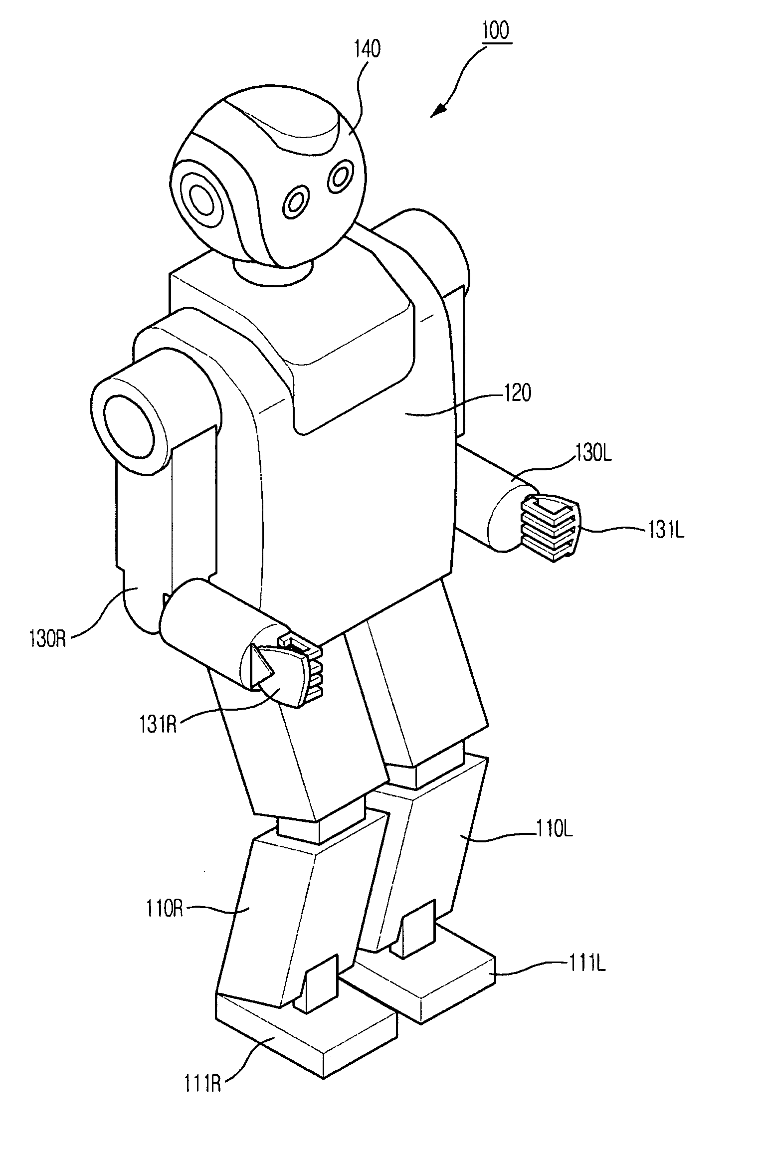 Humanoid robot and control method of controlling joints thereof