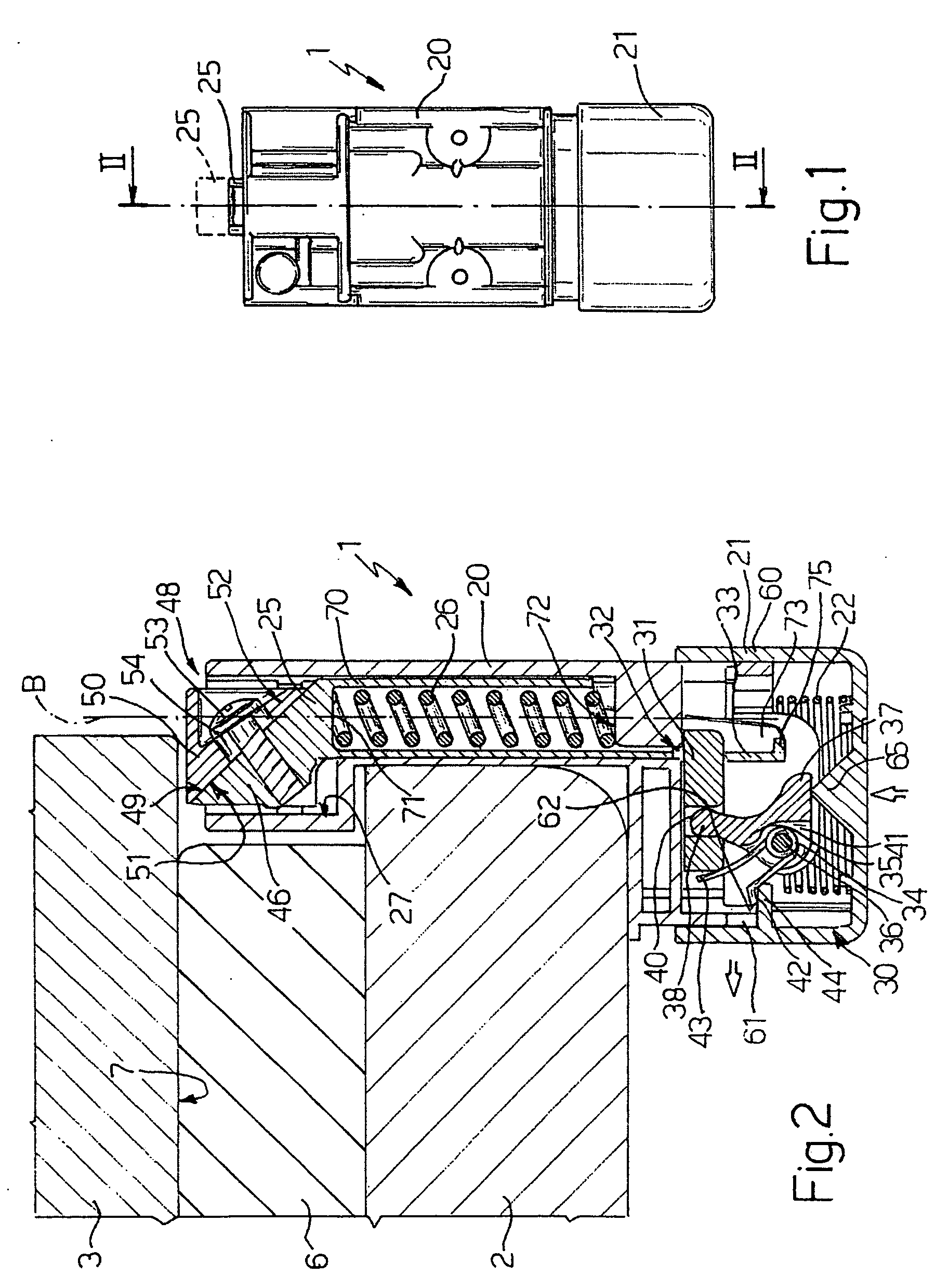 Device for opening a door of an electric household appliance, in particular a refrigerator or freezer