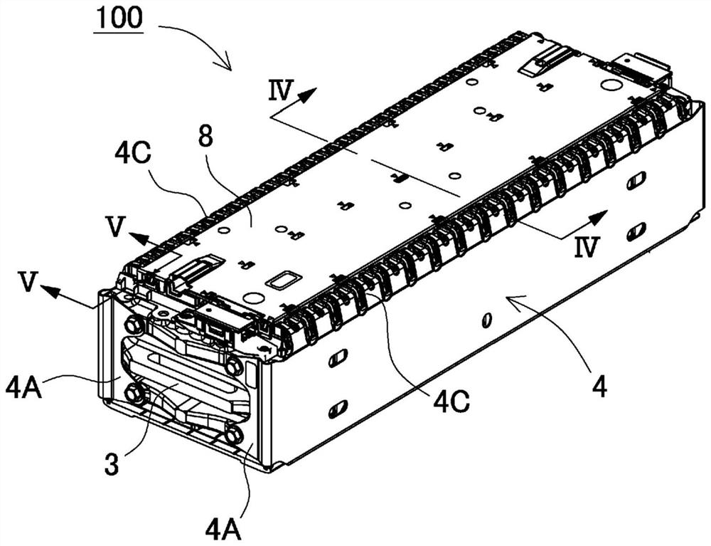 Power supply device, electric vehicle using same, and power storage device