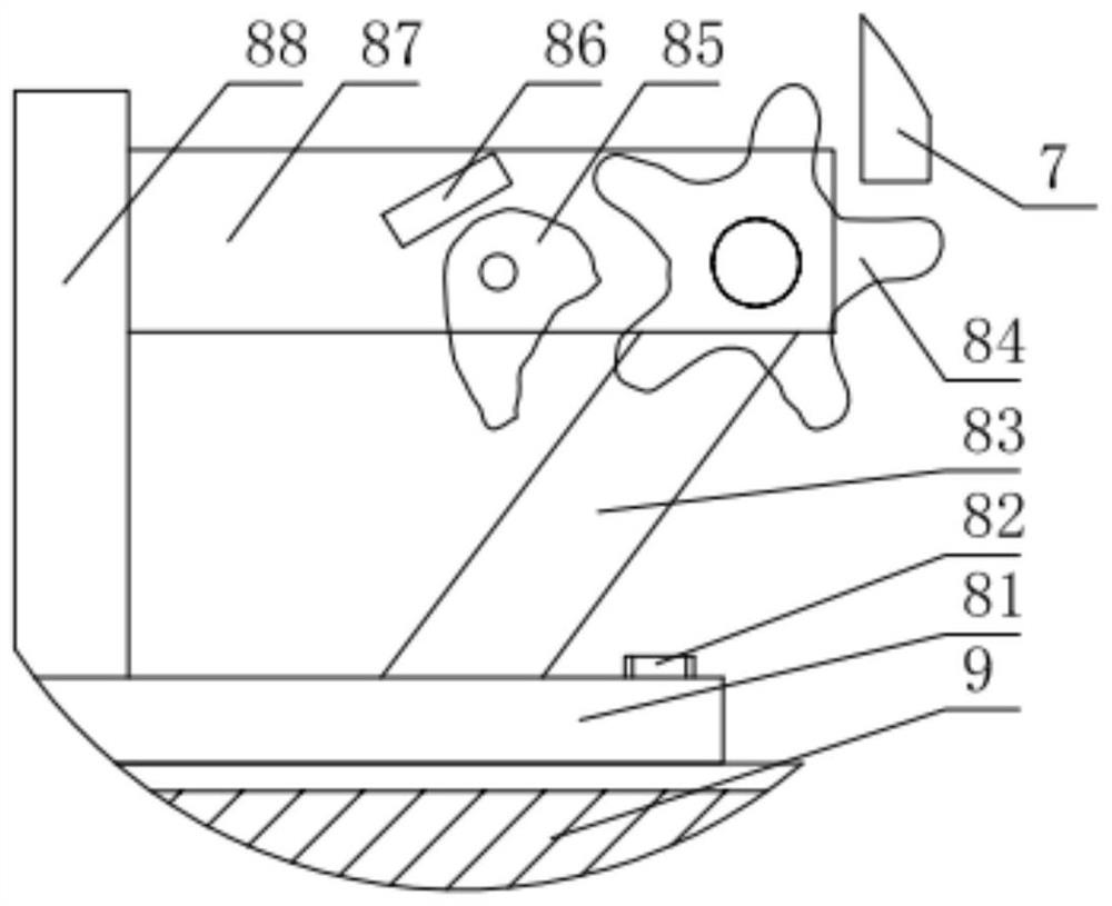 Static simulation test system and test method for anti-falling device of lifting protection platform