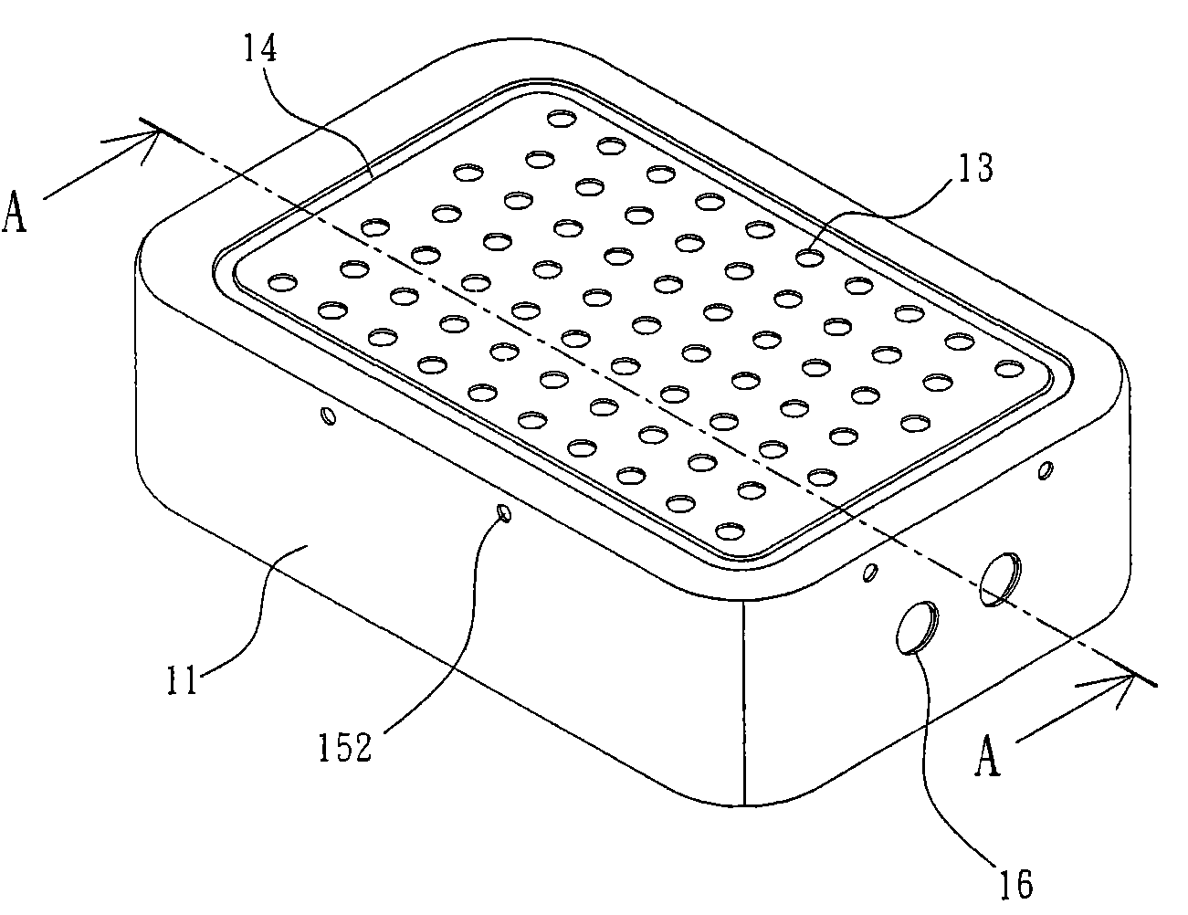 Low pressure molding package structure for fuel cell