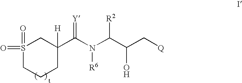 Cyclic sulfone containing retroviral protease inhibitors